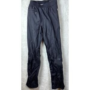 Marmot Rain Pants Medium Black Zipper Legs